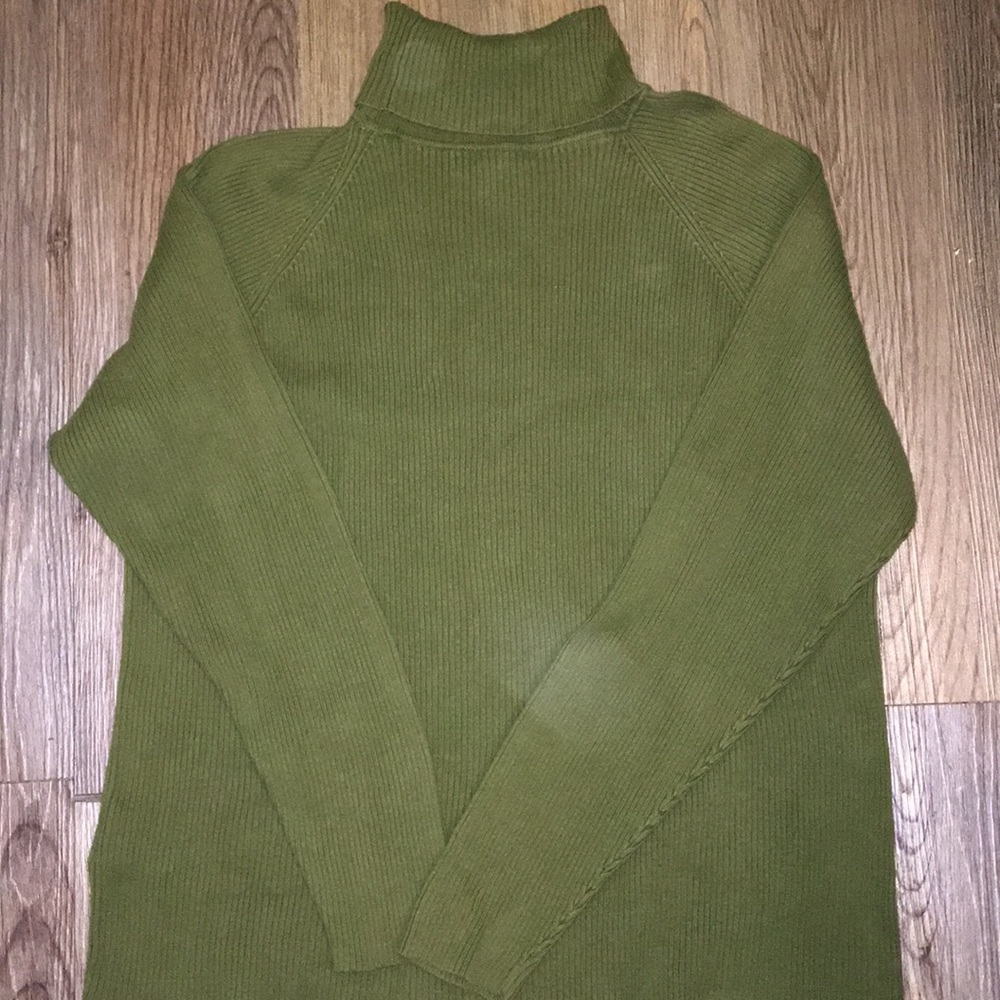 Harve Bernard Ribbed Turtleneck Sweater XL